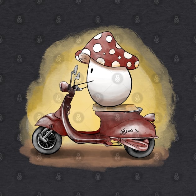 Eggels Retro Scooter by VictoriaLehnard